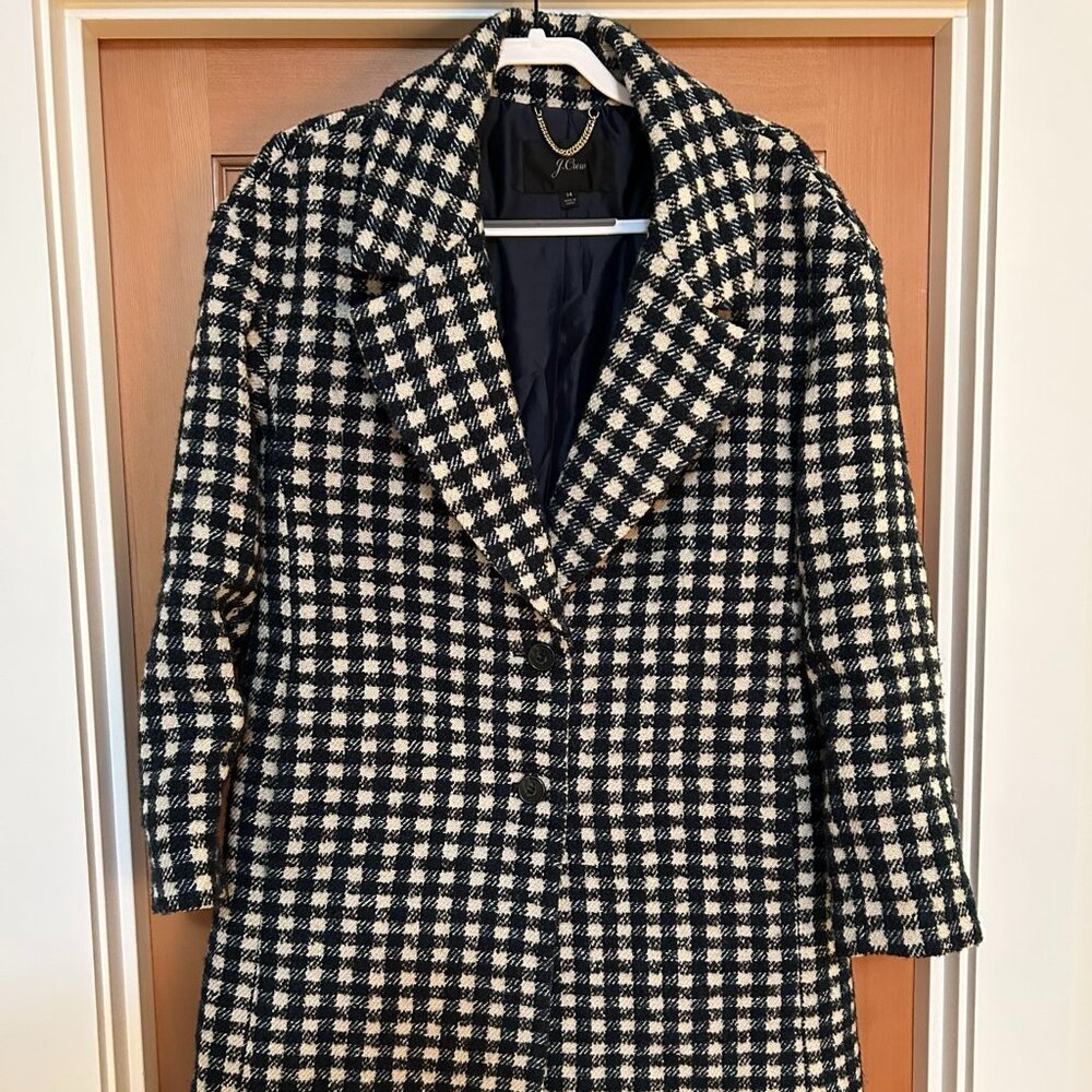 J. Crew Tweed Wool Coat